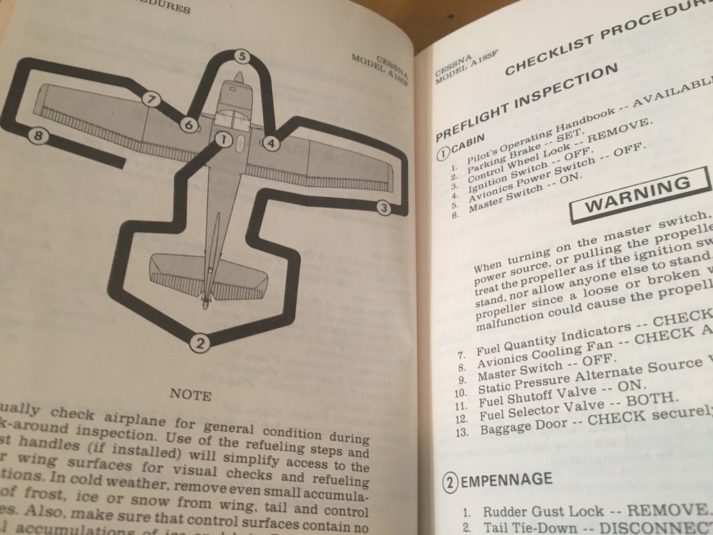 1982 Cessna 185 Skywagon A185F Pilot's Information Manual