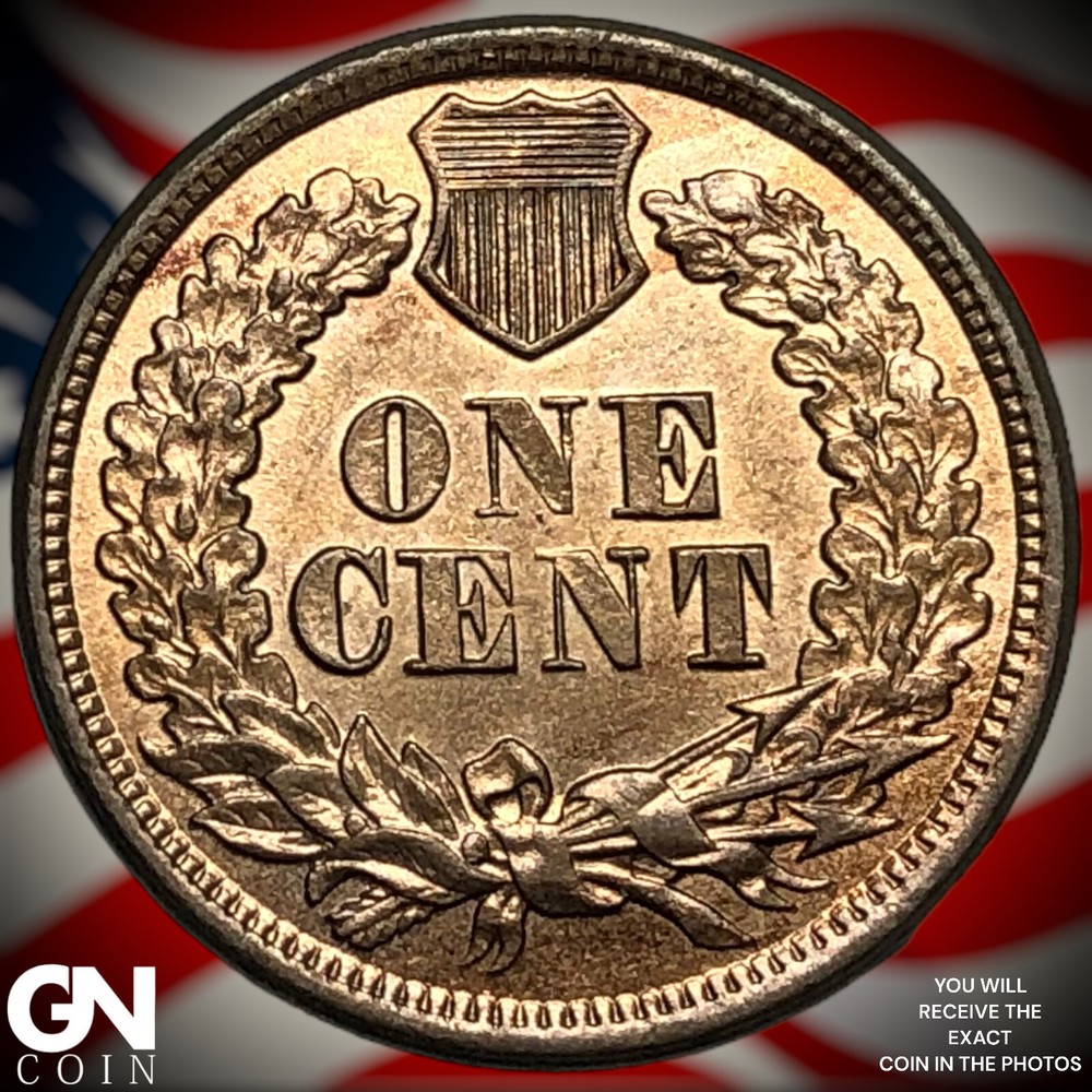 1863 Indian Head Cent Penny X8564