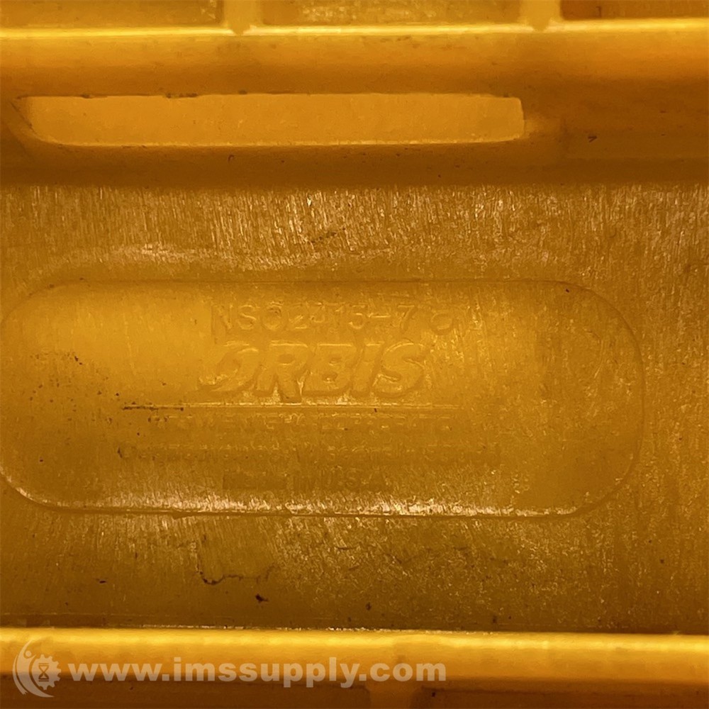Orbis NSO2415-7 Color Yellow Stacking Container USIP