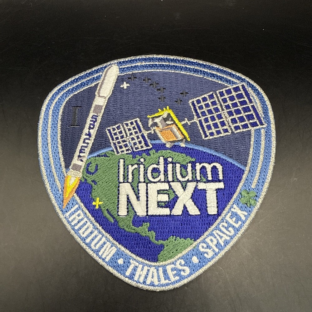 AUTHENTIC Iridium NEXT Launch-1 SPACEX FALCON 9 USAF VAFB COMM SATELLITE PATCH