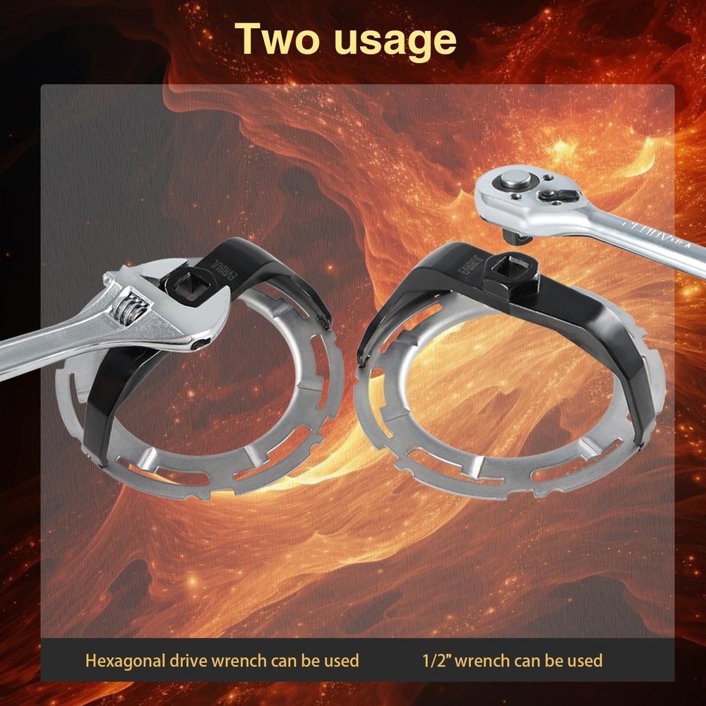 EVRBUL Upgraded 1/2’’ Drive Fuel Tank Lock Ring Tool