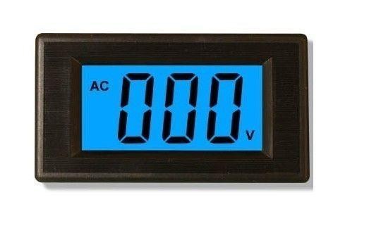 1Pcs Blue AC0-500V LCD Digital Volt Panel Meter Voltmeter
