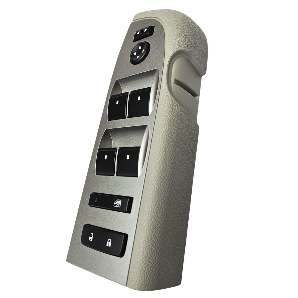 Chevrolet Silverado Window Master Switch Gray Bezel, Lock & Mirror 2010-2013