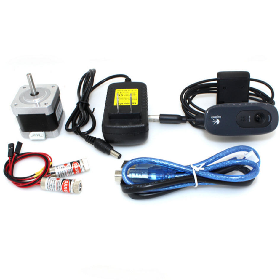 3D Scanner Laser Printer Plate Desktop Object Open Source Scanning Parts Kit T