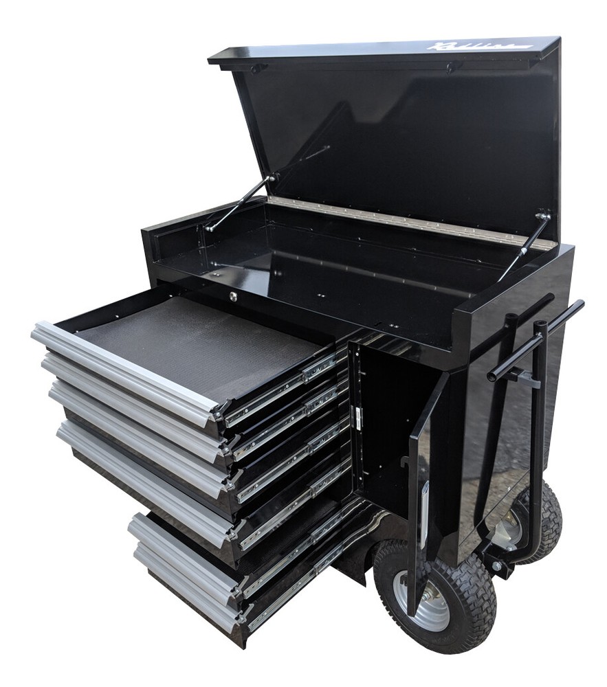 Redline 42" Toolbox Portable Rolling Racing Pit Box Wagon Cart