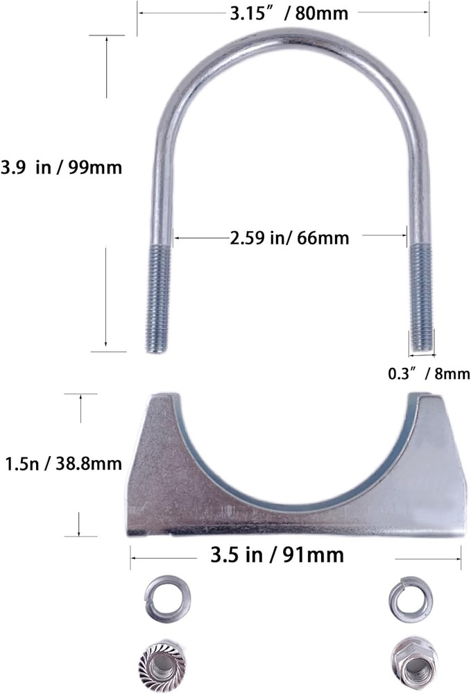 Introducing the Harger UPC2.5/3 Universal Pipe Clamp - Perfect for Your Projects