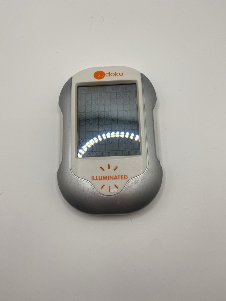 Sudoku Electronic Technosource 2006 w/ Stylus Tested Illuminated R12443