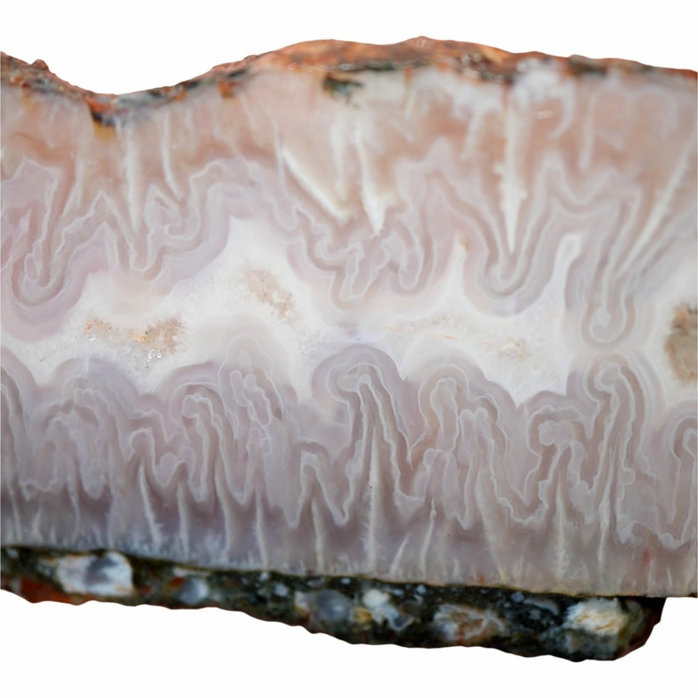 Ghost Seam Agate Slab - Fantastic High Grade Pattern