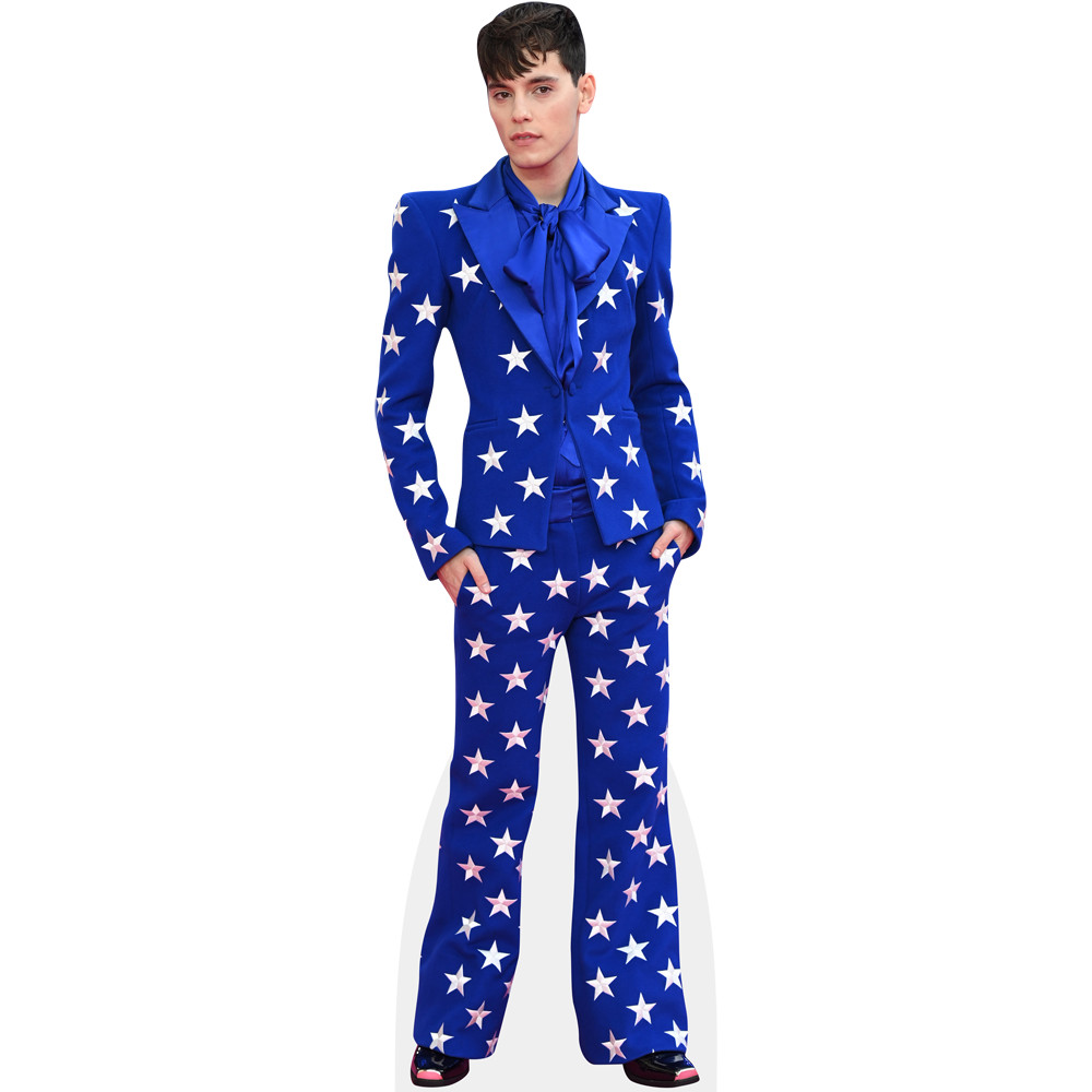Max Harwood (Blue) Mini Size Cutout
