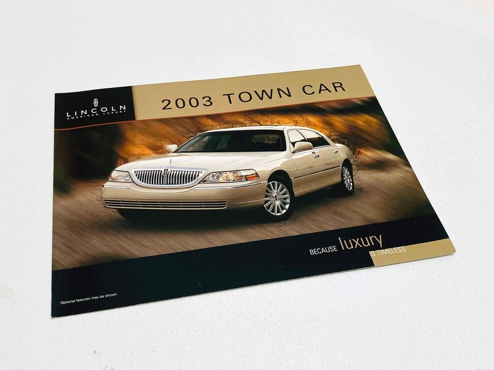 2003 Lincoln Town Car Preview Brochure