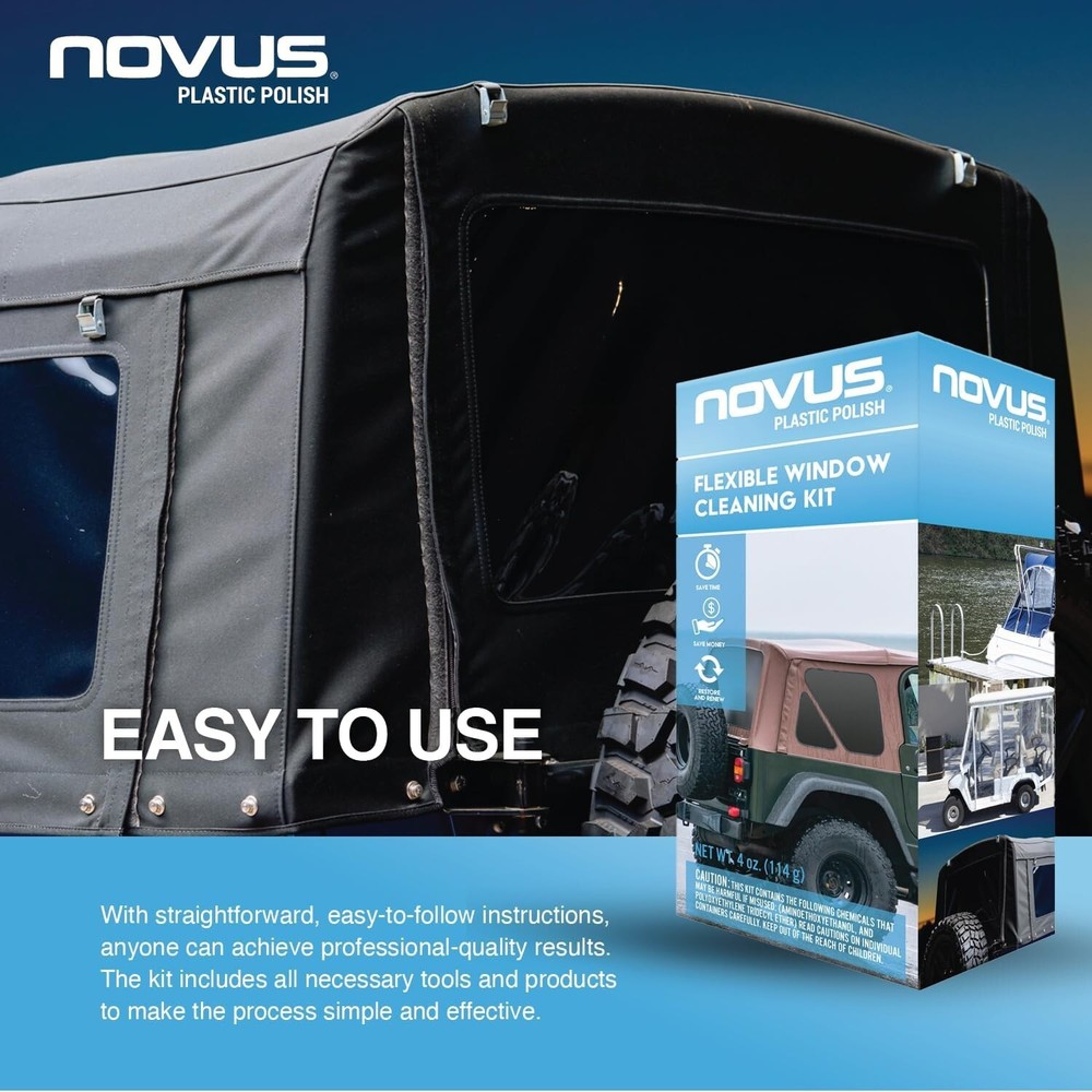 NOVUS Plastic Polish | Flexible Window Kit