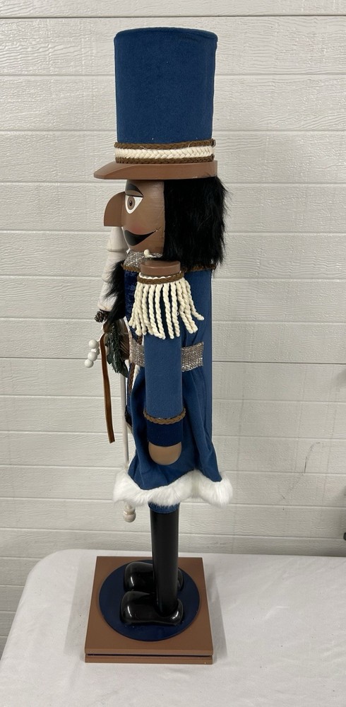 Member’s Mark 32" Decorative Wooden Nutcracker Hand painted Blue Multicultural