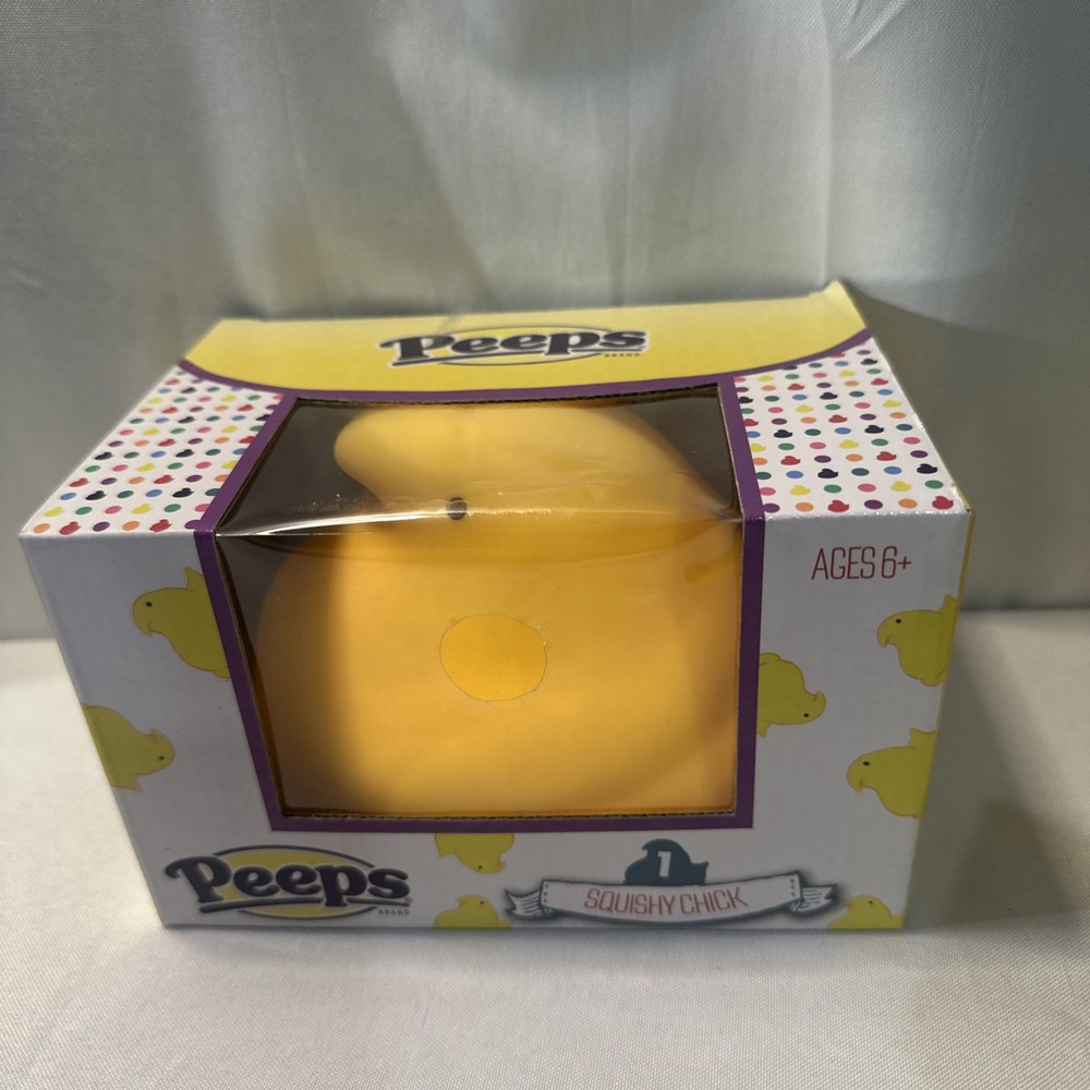 Set Of 3 Peeps Chick Squishy Duck Small & Large See Note