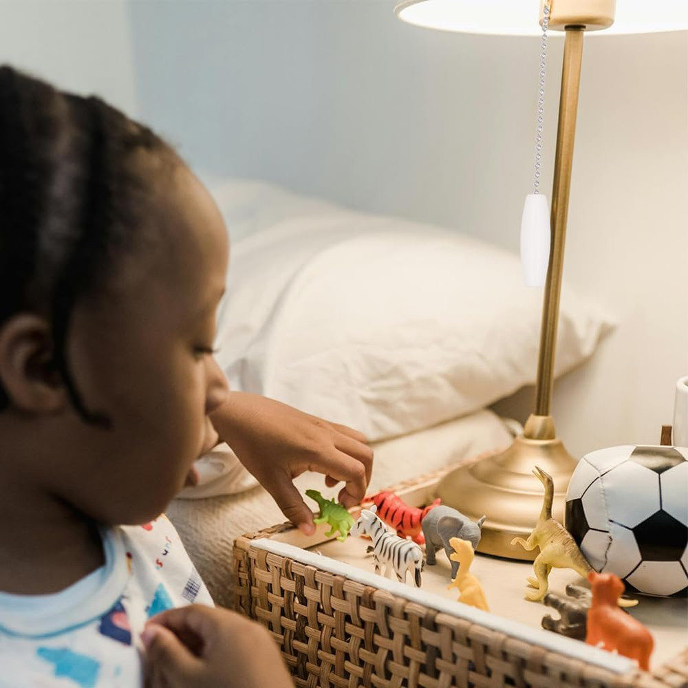 2 Pack Pull Chain String Extension with Connector for Ceiling Fan Light Fixture