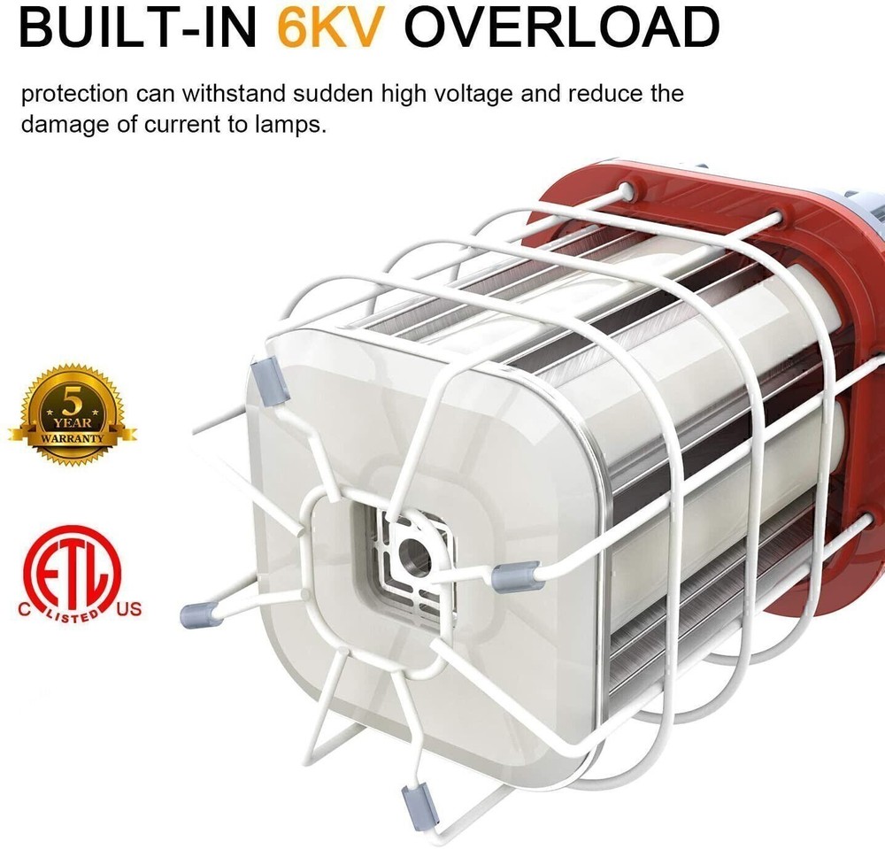 80W LED Temporary Work Light Warehouse High Bay Constructions Lighting Linkable