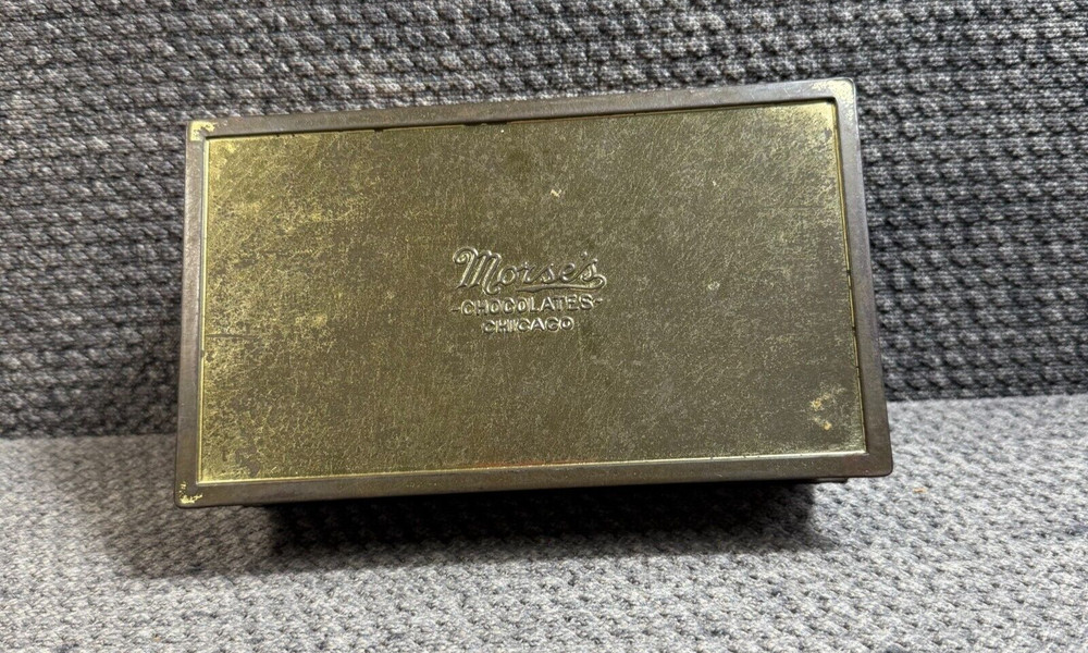 Morse's Chocolates Chicago Tin 1930's