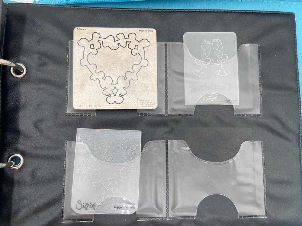 Cuttlebug Die & Embossing Folder Storage Binder With Inserts By Provo Craft Blue