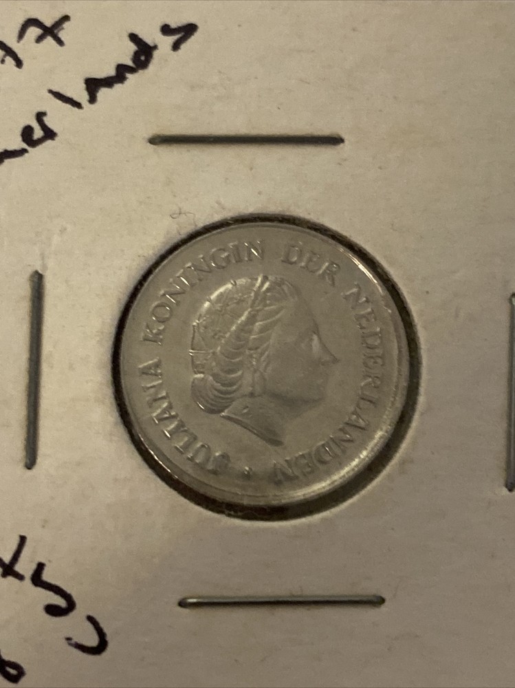 1977 Netherlands 25 Cent Coin B2