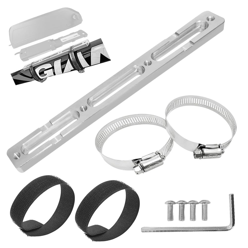 XIUWK E-Bike Battery Bracket for Adapter Frame Universal, Silver