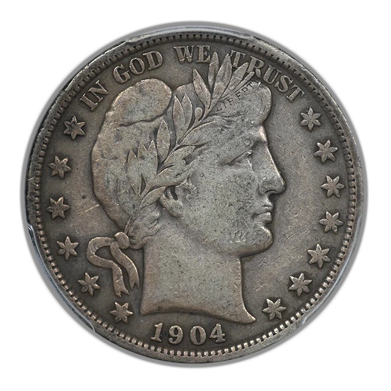 1904 Barber Half Dollar 50C PCGS VF30