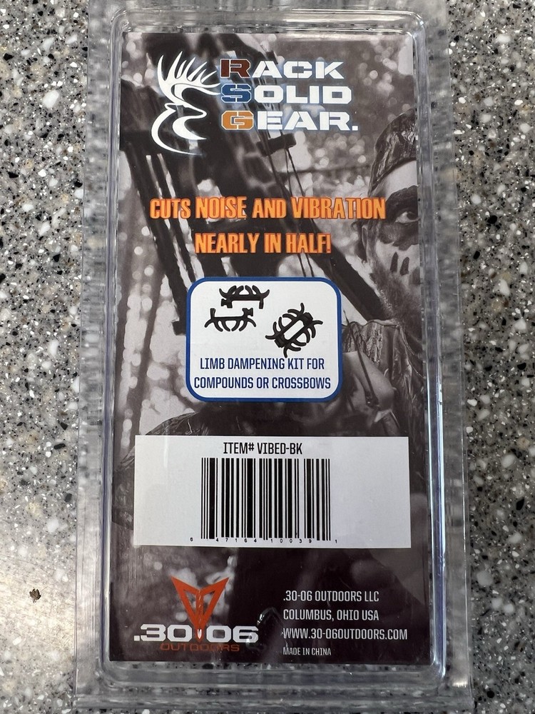 Rack Solid Gear .30.06 Limb Damp Set for Compound & Crossbow & FAST FREE SHIP!