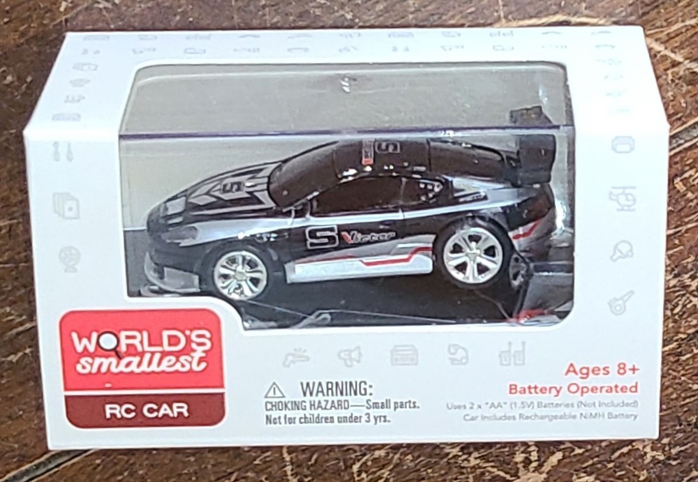 World's Smallest RC CAR *Black* 1:58 Micro Scale!