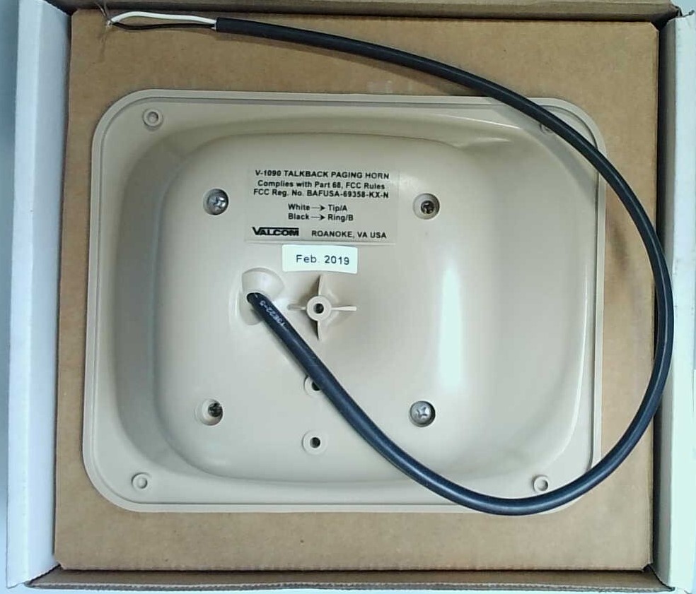 Valcom Flexhorn Talkback Beige V-1090-BGE