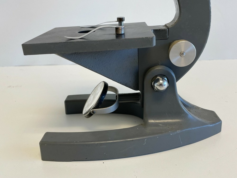 Vintage Bausch & Lomb B&L Microscope with Objectvies