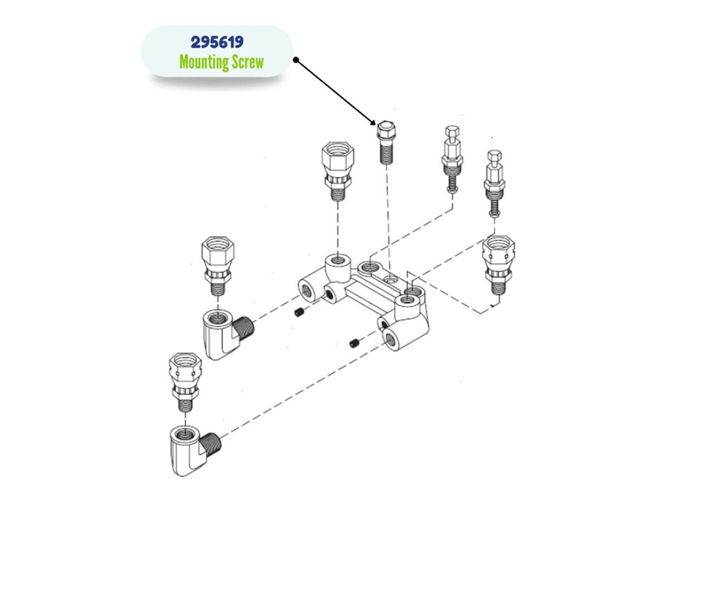 D-GUN MOUNTING SCREW - (295619)