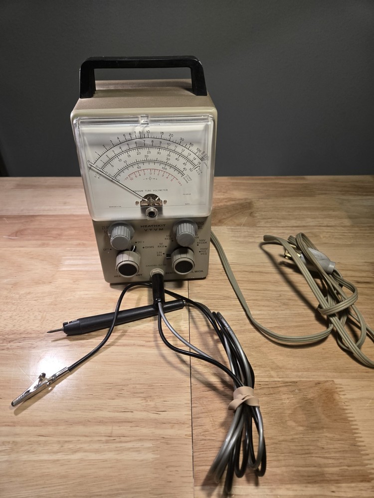 Heathkit VTVM  IM-18  Working!