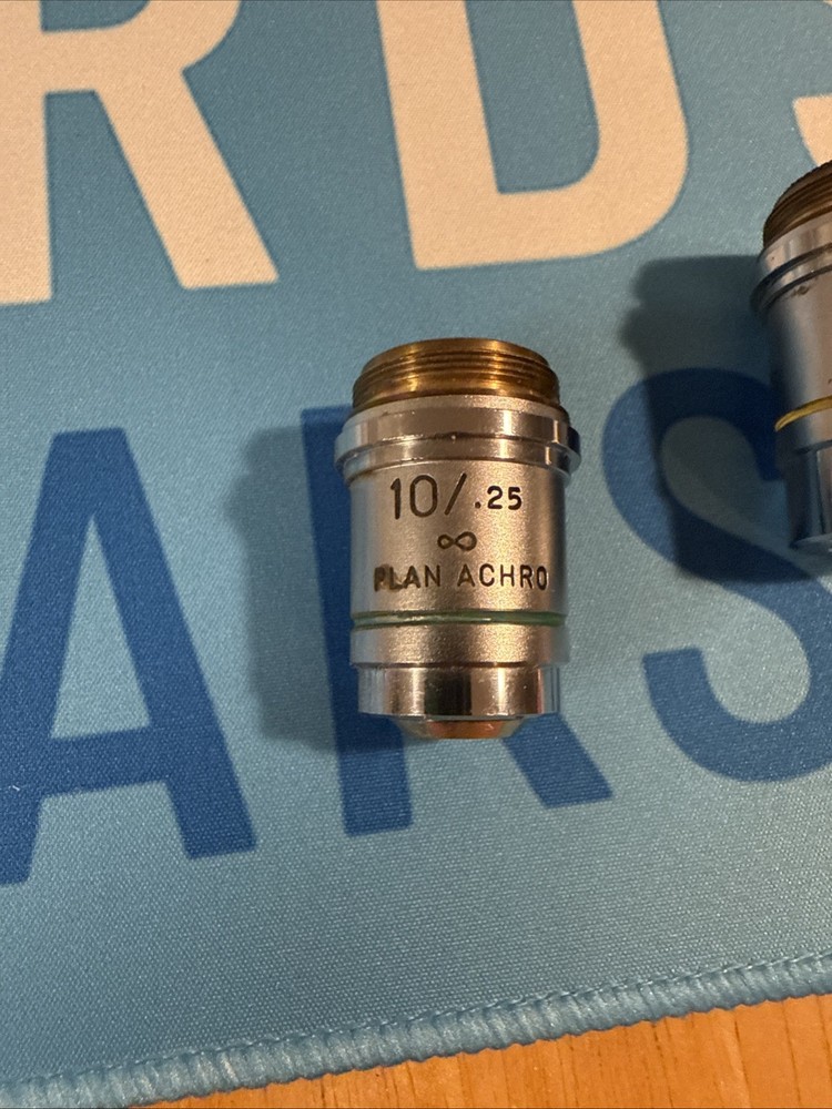 Plan Achro Microscope Lens Set Of 4