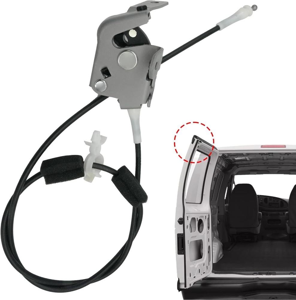 Upper Door Latch with Cable Compatible with 1992-2009 E150 E250 E350| Rear Upper
