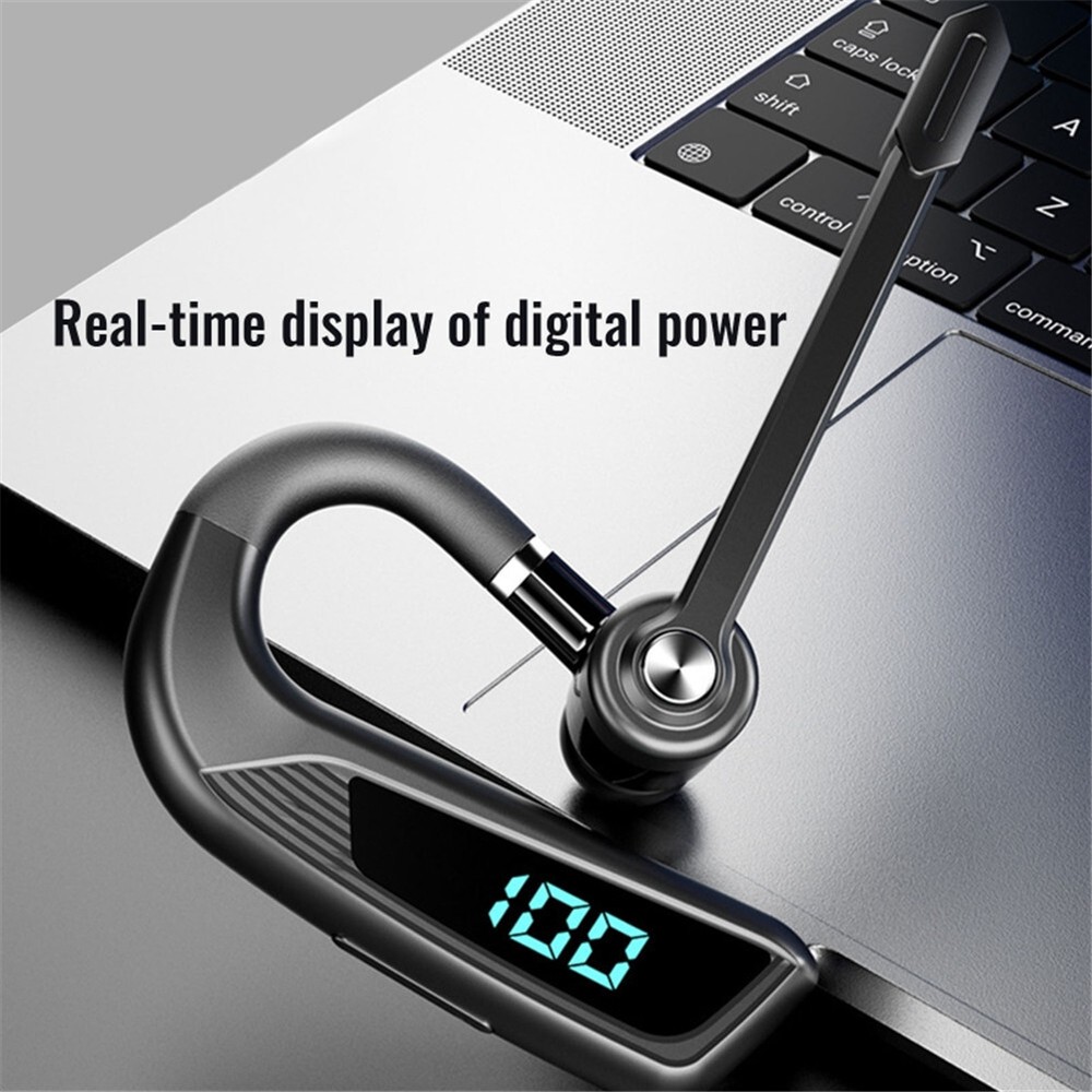 Wireless Bluetooth Earphone Hands-free Call Driver Earpiece for iOS Android