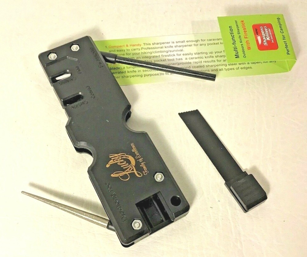 Knife Sharpener With Firestick Multi-Function Outdoor Lucky LK-6001