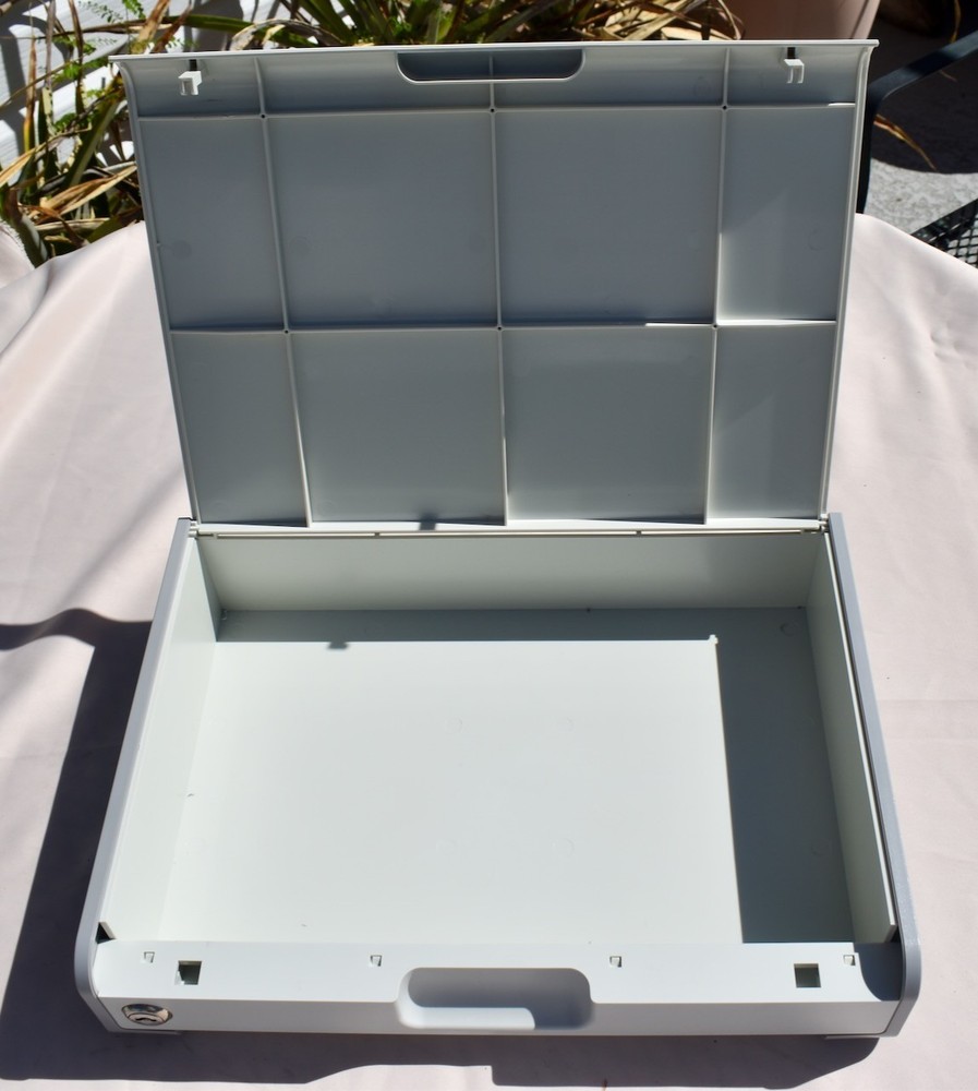 Plastic White Locking Drawer for SentrySafe Safes with key