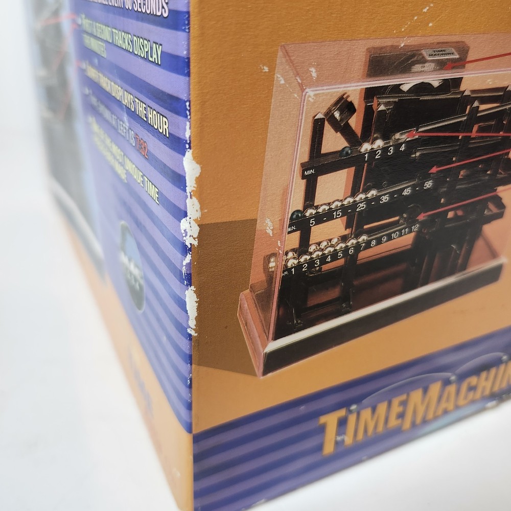 Time Machine Rolling Ball Kinetic Clock Hoffman Products DC Version New Open Box