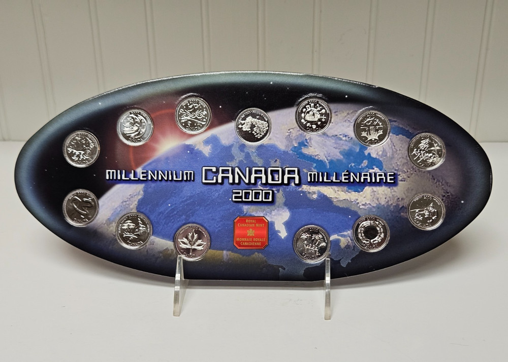 Canada 2000 Millennium Oval 13 Coin Commemorative Set