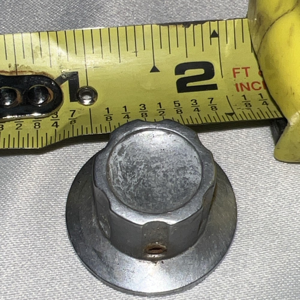 Heathkit Apache Transmitter Small Metal Knob one 1 inch Diameter .