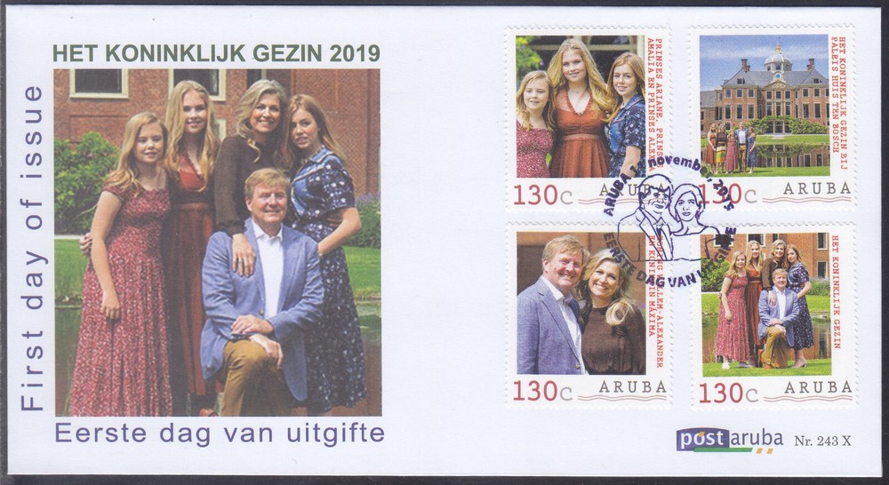 Aruba Issue FDC 2019 (243X) Royalty