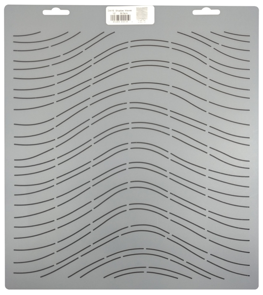 Quilting Stencil Flowing Lines Background Wave Quilt Patterns Plastic Template