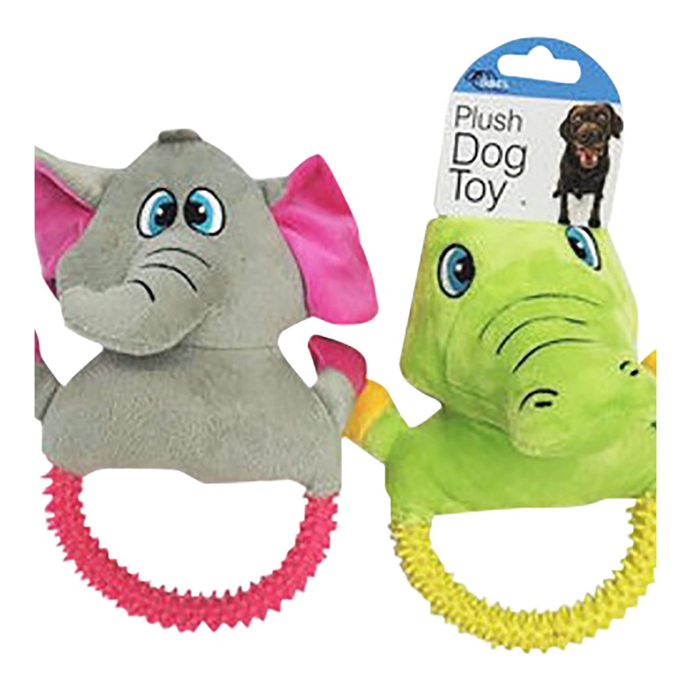 Puppy Plush Toy with Pull Ring, 8" Assorted Styles
