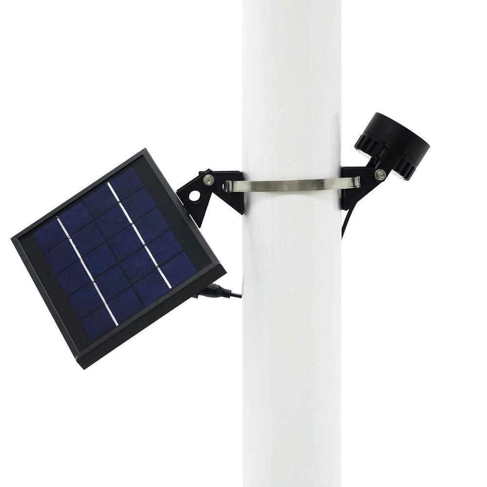 Mini 120X Solar Flag Pole Light