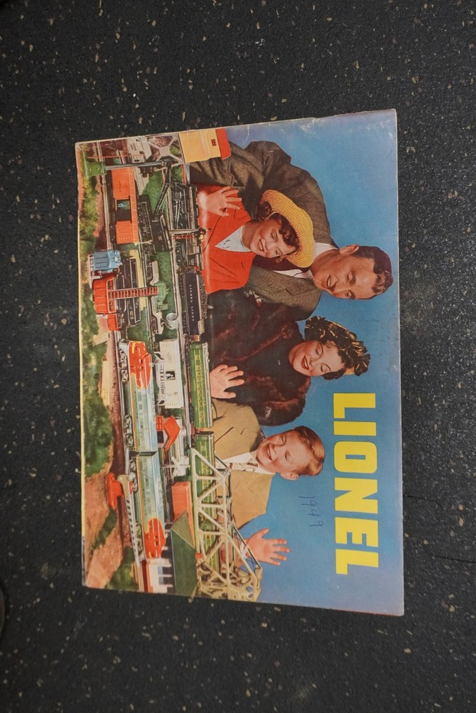 Original Lionel Trains Catalog from 1949