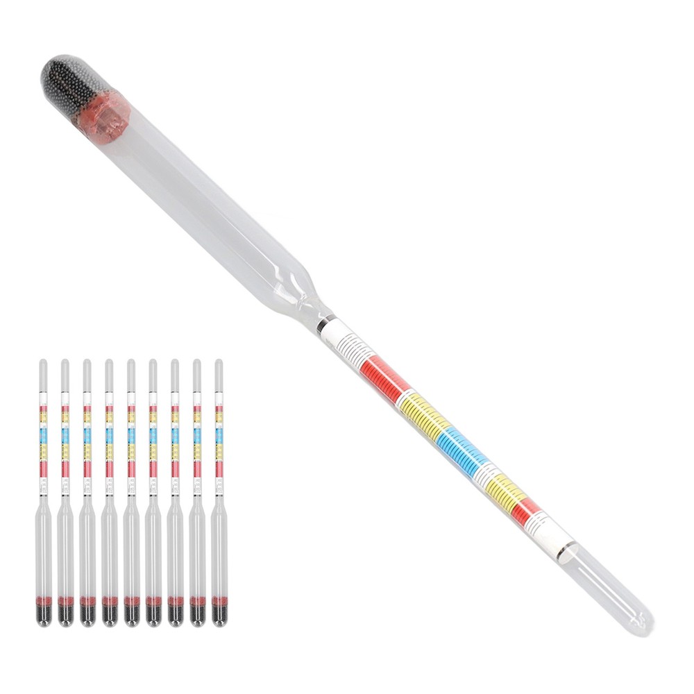10Pcs Wine Making Meter Accurate And Sensitive Test Jar For Home Brewing