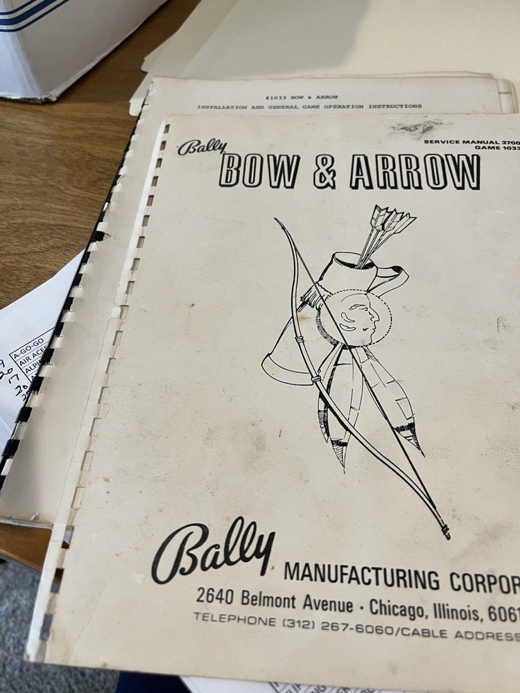 Bow & Arrow Pinball Manual