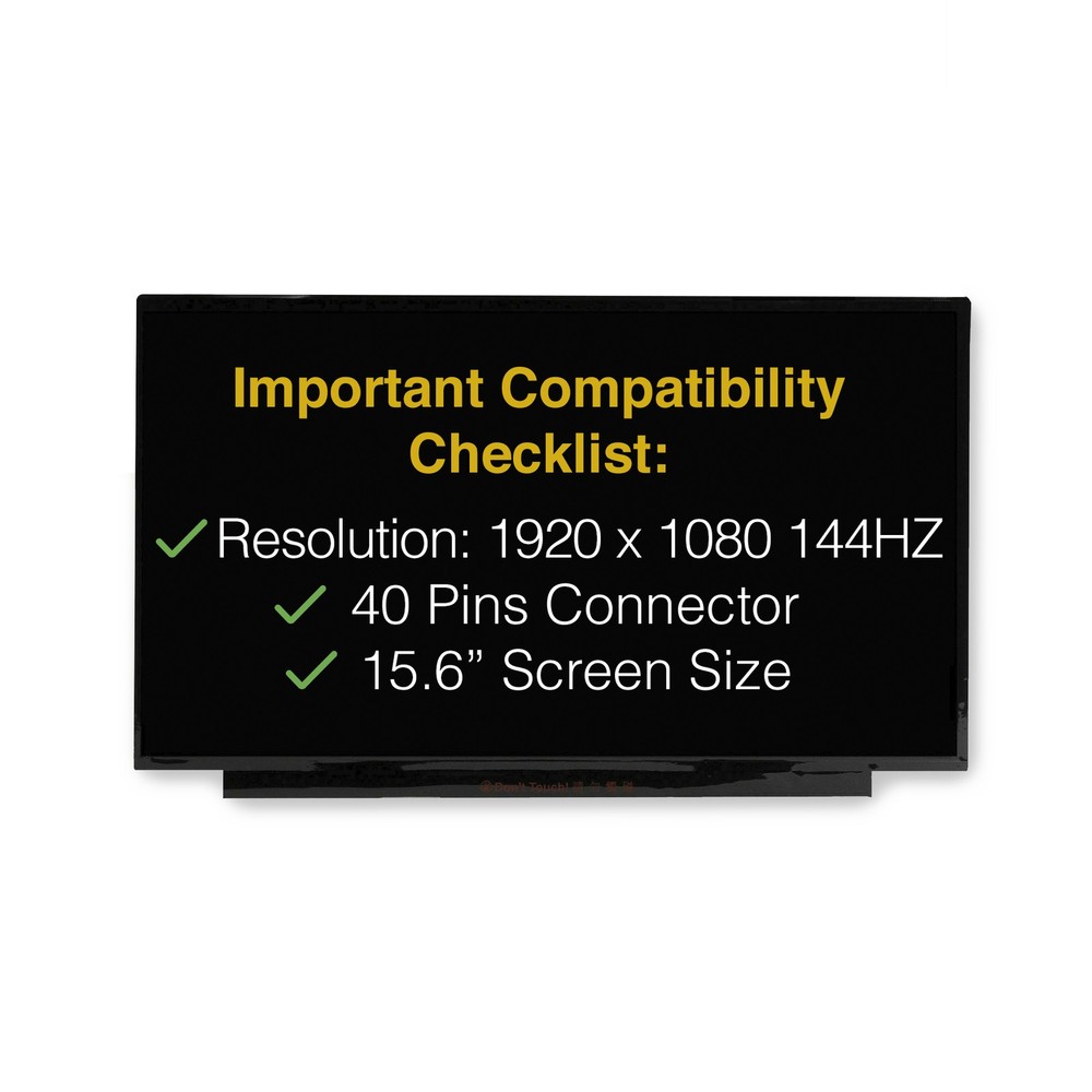 N156HRA-GAA REV.C1 40 Pins Screen Replacement LCD LED Display With Tools