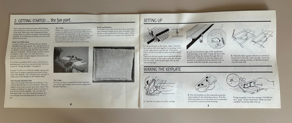 Vintage Bond INCREDIBLE Sweater Machine Knitting FUN!