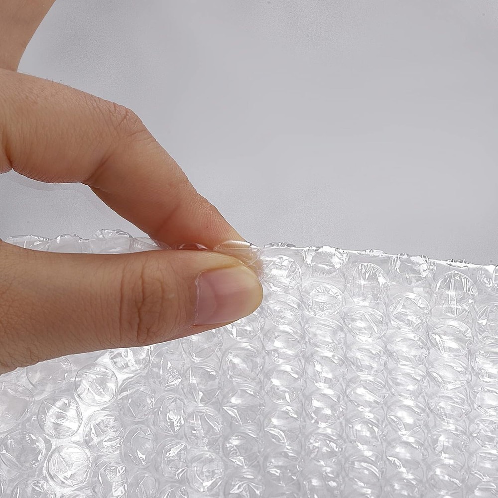 Durable Clear Bubble Packing Wrap - 2 Rolls 12" x 36 ft Each for Fragile Moves