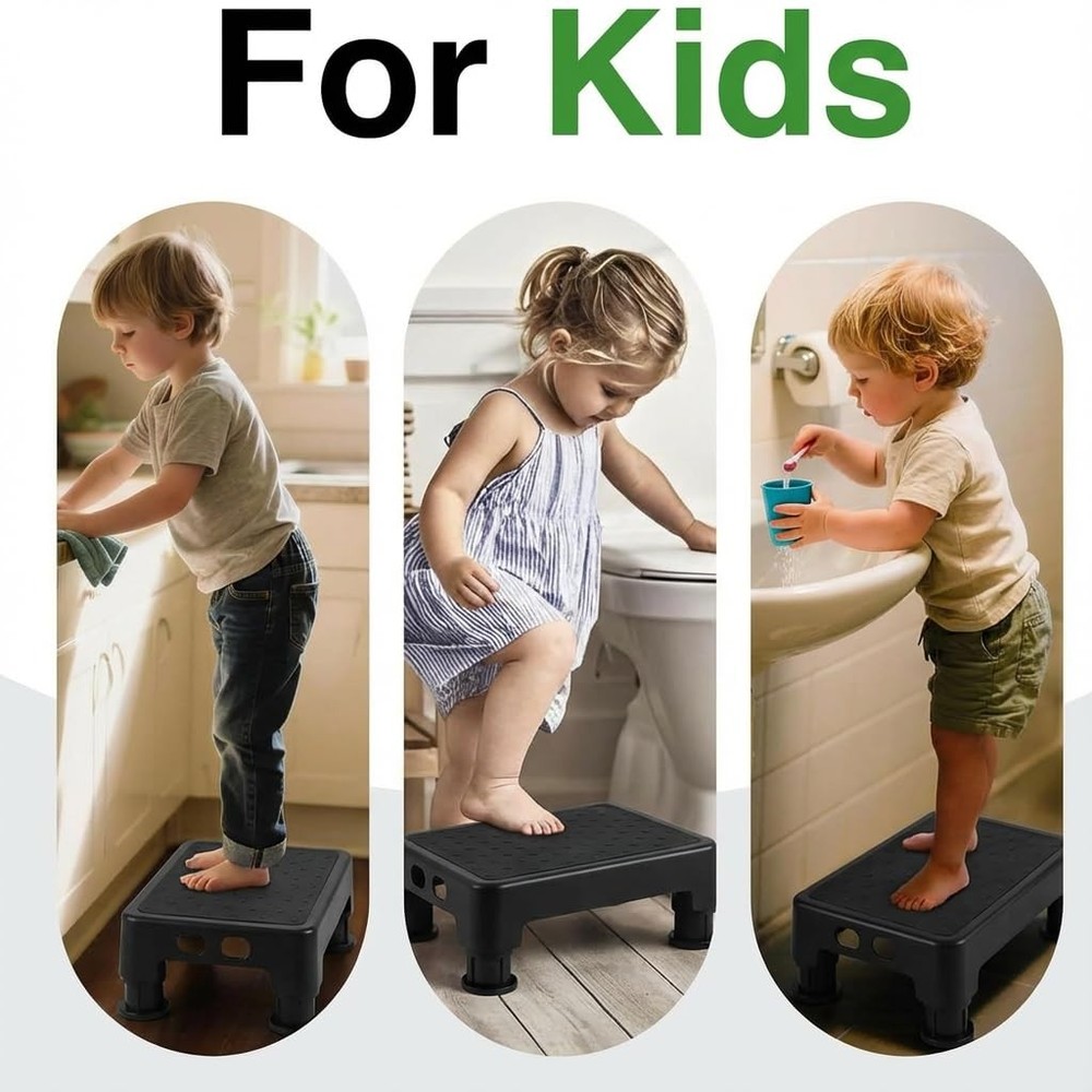 COOL-ANGLE Adjustable Step Stool High Beds SUV Non-Slip Mobility Platform Senior
