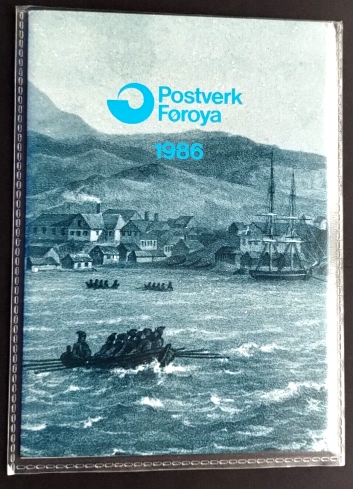 (B) 1986 FAROE ISLANDS YEAR PACK COMPLETE, MINT NEVER HUNGED. #03015